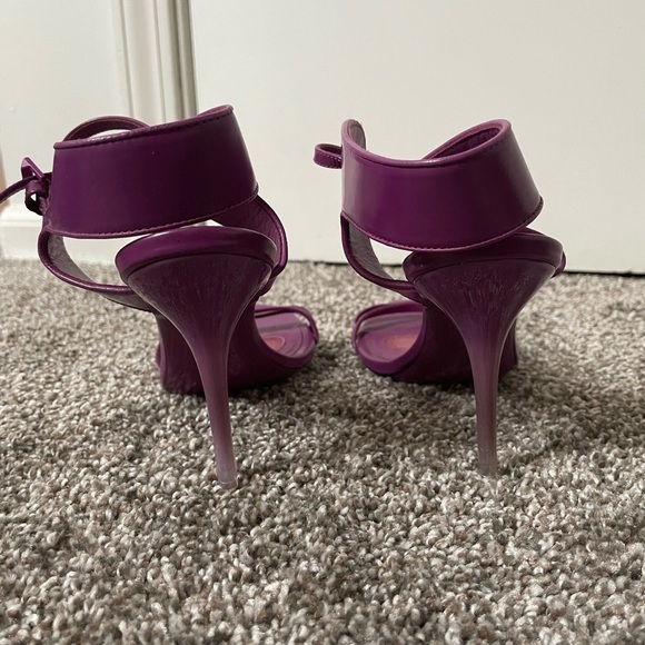 Max Mara Purple Stiletto Heels Size 37.5 - Picture 10 of 10